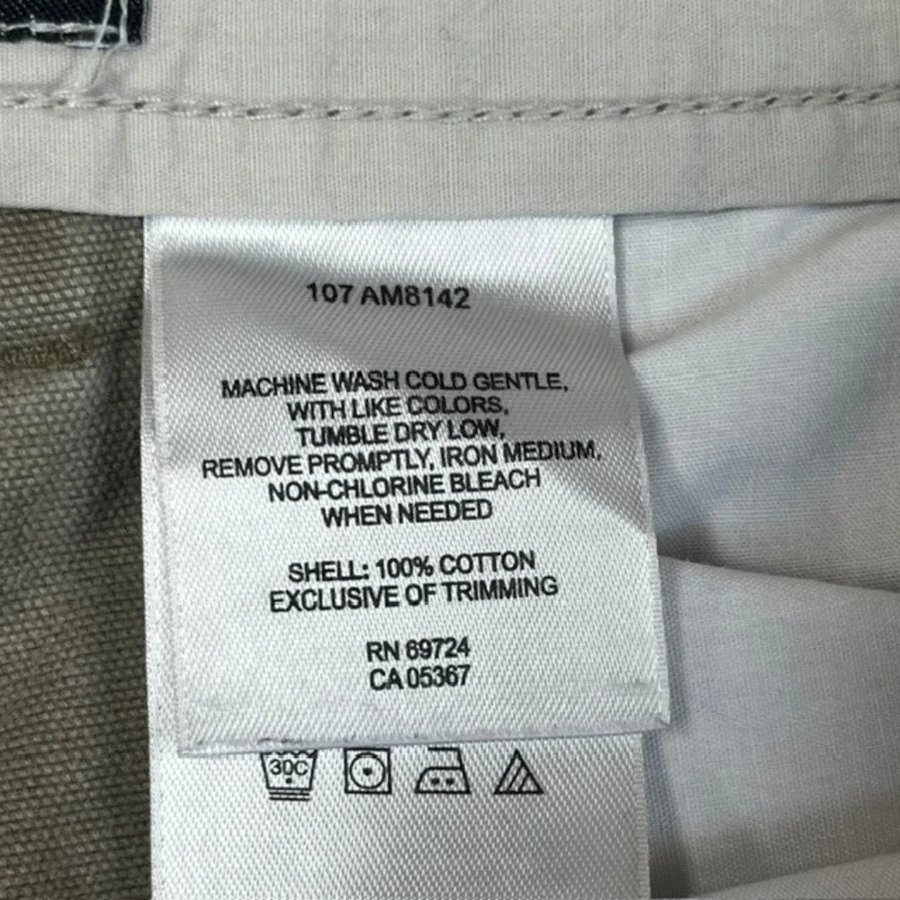 Columbia Mens 38x30 Khaki Cotton Canvas Cargo Utility Pants AM8142 Tan Outdoor
